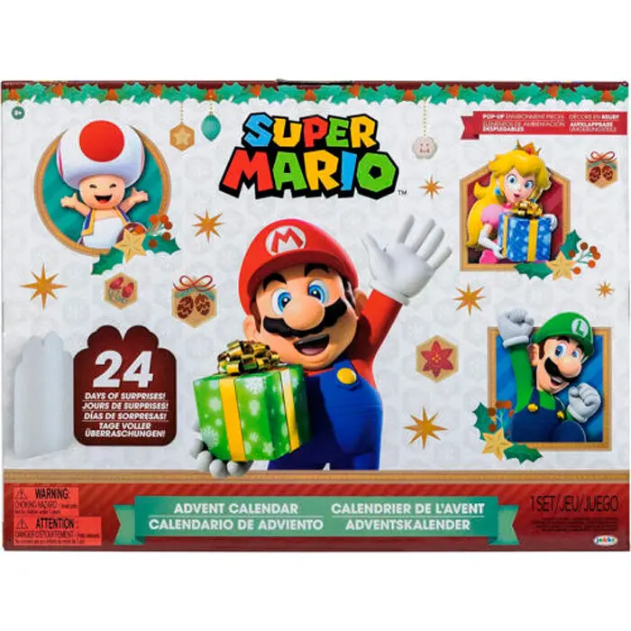 Super Mario Bros Holiday Adventskalender Produktfoto