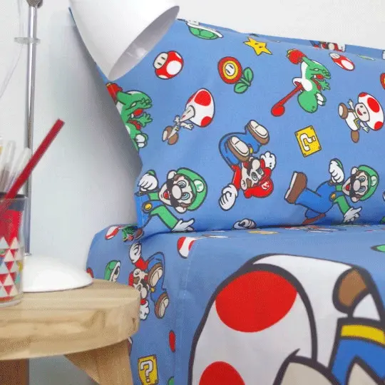 Super Mario Bros Bettdeckenset 90cm termékfotó