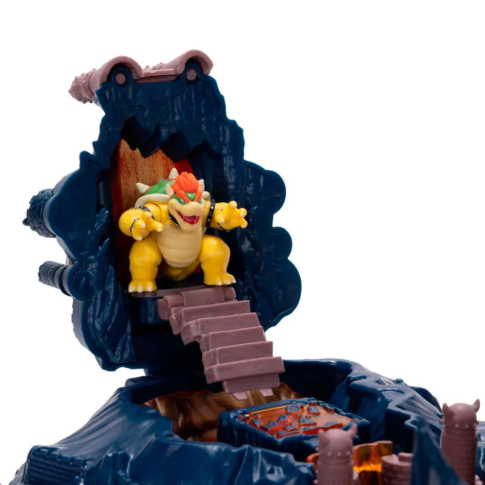 Super Mario Bros Bowser Island Castle Spielset Produktfoto