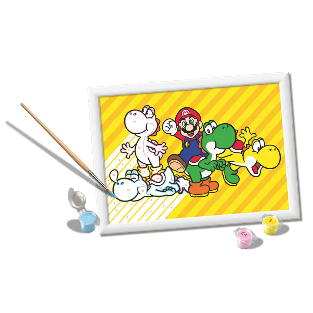 Super Mario Bros CreArt Malen nach Zahlen Set Produktfoto