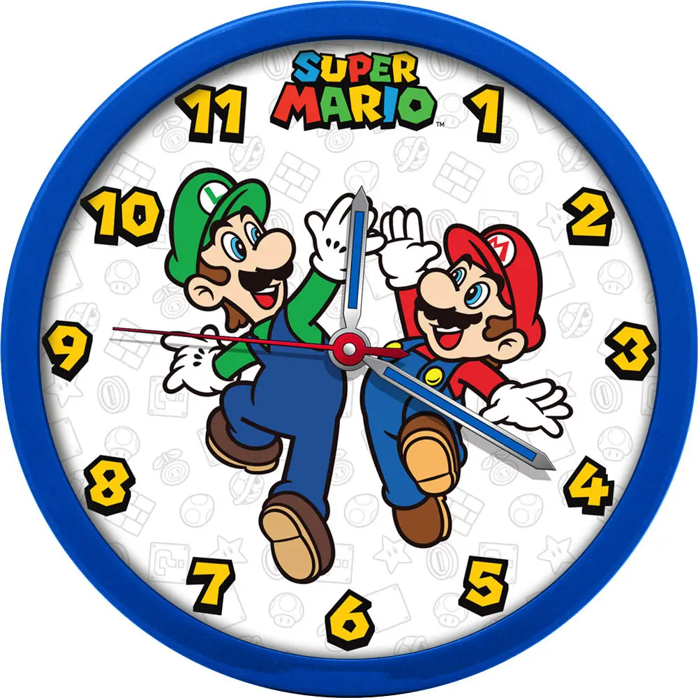 Super Mario Bros Wanduhr termékfotó