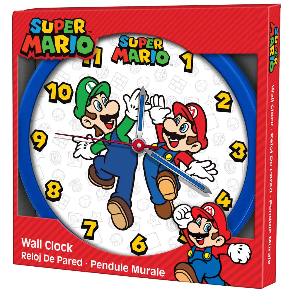 Super Mario Bros Wanduhr termékfotó