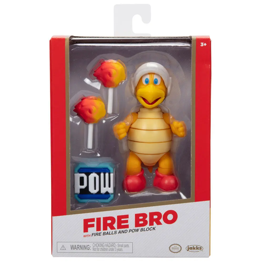 Super Mario Bros Fire Bro Gold Figur 10cm Produktfoto