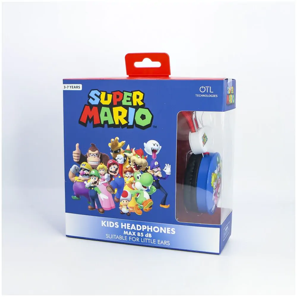 Super Mario Bros Kinder Kopfhörer Produktfoto
