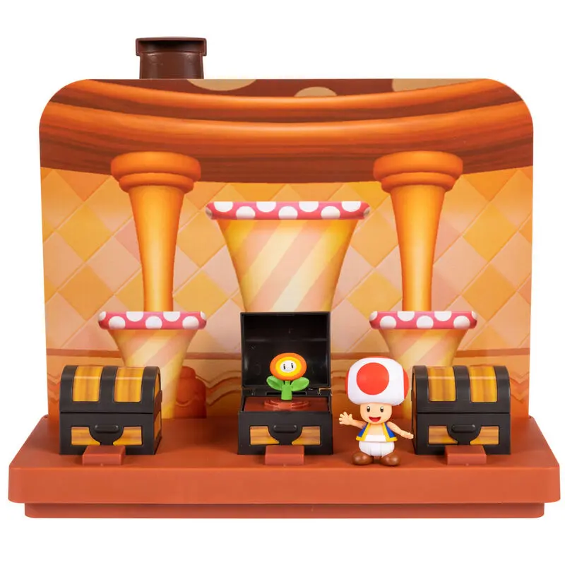 Super Mario Bros Haus Toad Spielset Produktfoto