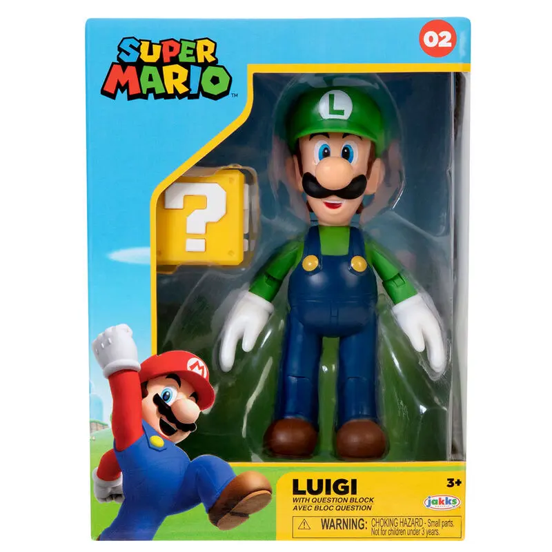 Super Mario Bros Luigi Figur 10cm Produktfoto