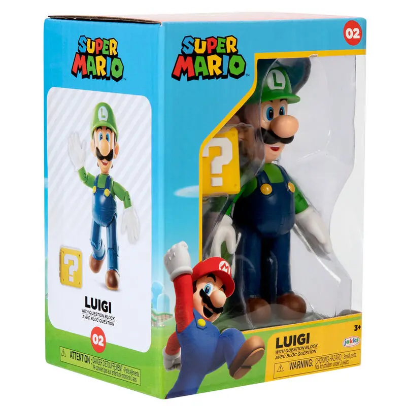 Super Mario Bros Luigi Figur 10cm Produktfoto