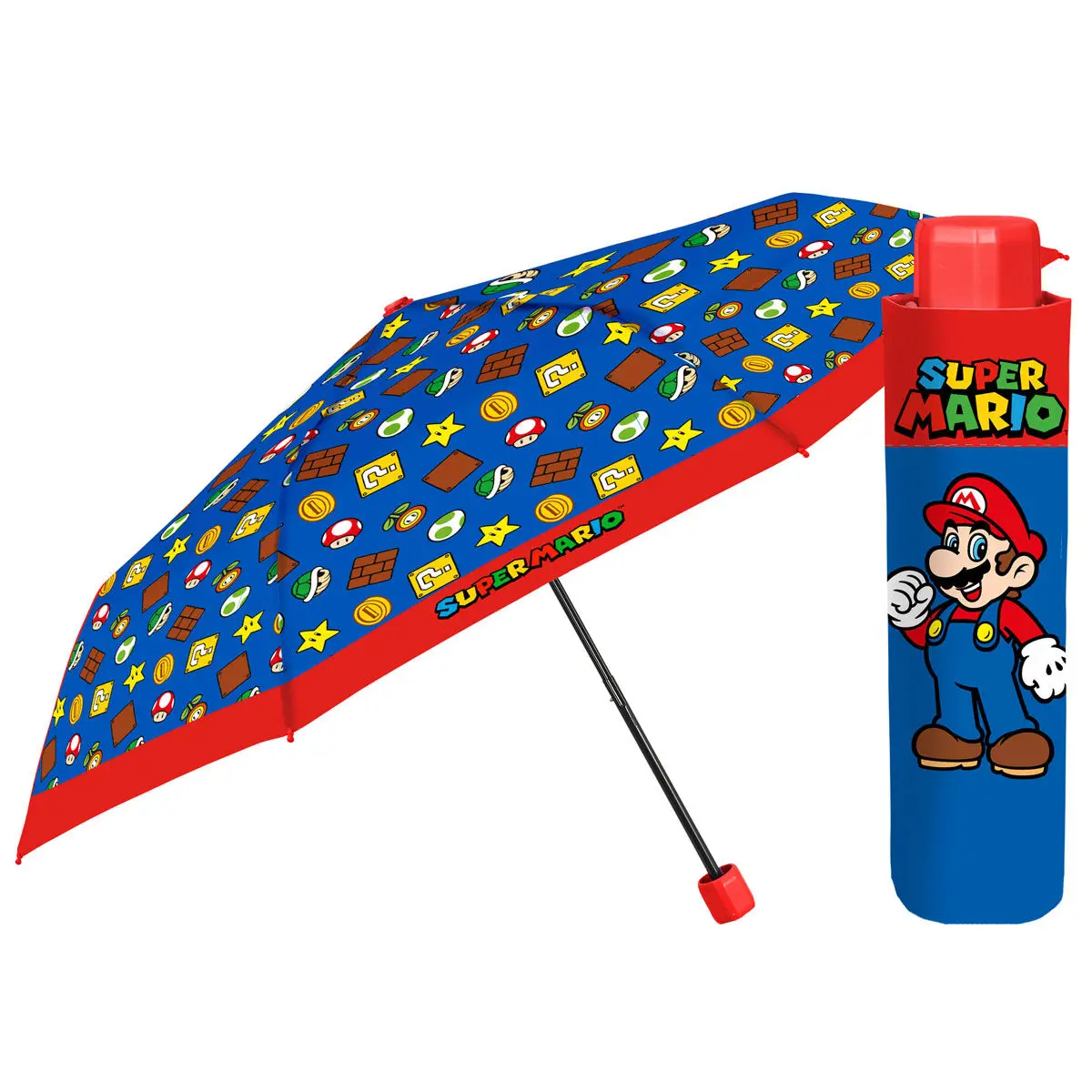 Super Mario Bros manueller Regenschirm 50cm termékfotó