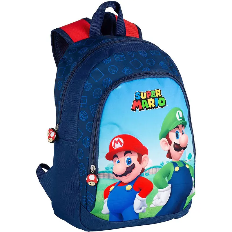 Super Mario Bros Mario and Luigi Rucksack 38cm Produktfoto
