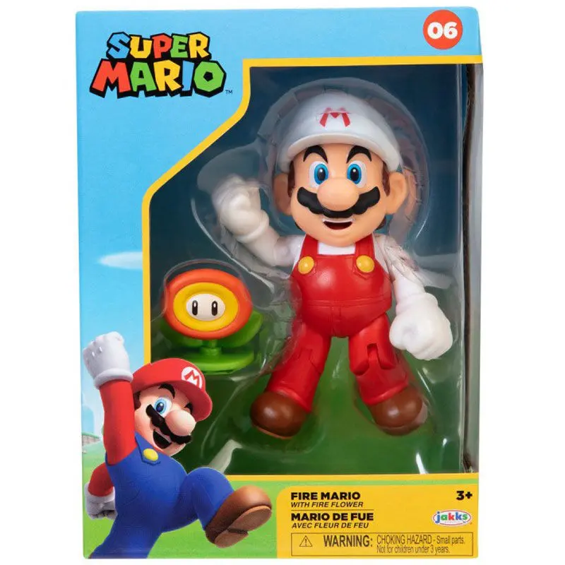 Super Mario Bros Mario Figur 10cm Produktfoto