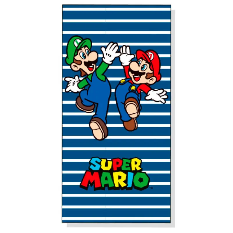 Super Mario Bros Microfaser Strandtuch Produktfoto