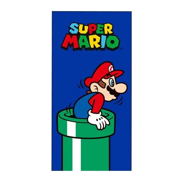 Super Mario Bros Microfaser Strandtuch Produktfoto