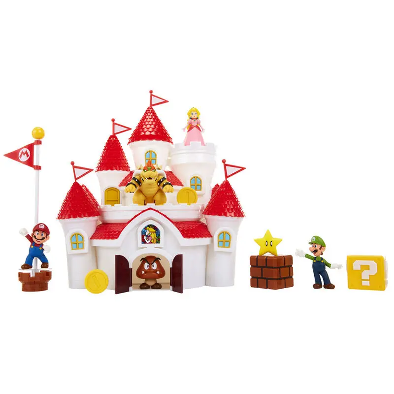 World of Nintendo Deluxe Spielset Super Mario Pilz-Palast termékfotó