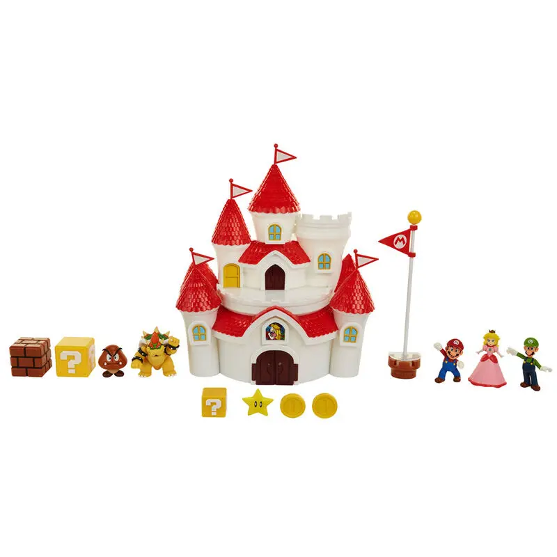 World of Nintendo Deluxe Spielset Super Mario Pilz-Palast termékfotó