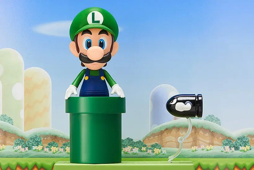 Super Mario Bros. Nendoroid Actionfigur Luigi (4th-run) 10 cm termékfotó