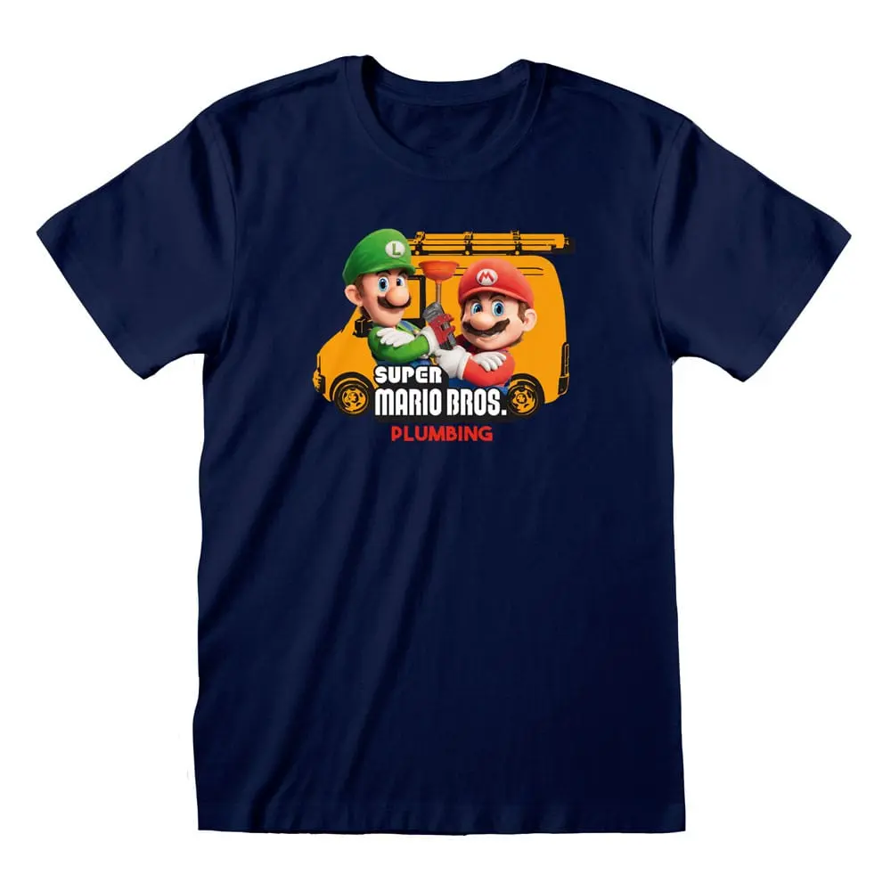 Super Mario Bros Plumbing Fashion T-shirt Produktfoto