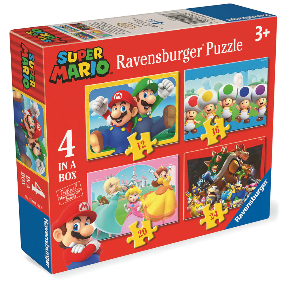 Super Mario Bros Puzzle 12-16-20-24 Teile Produktfoto