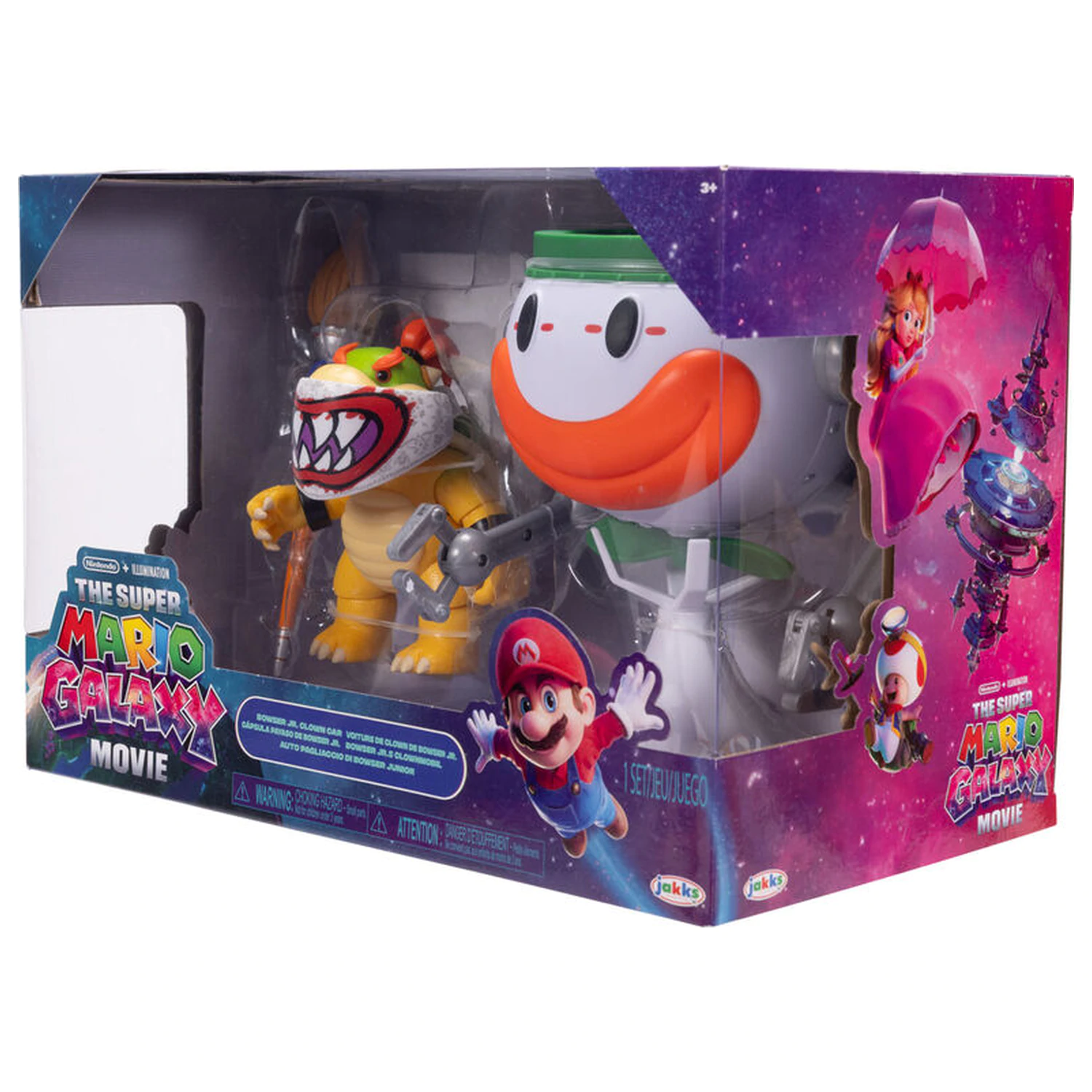 Super Mario Bros - Super Mario Galaxy Movie Bowser Jr. Clown Car Figur Produktfoto