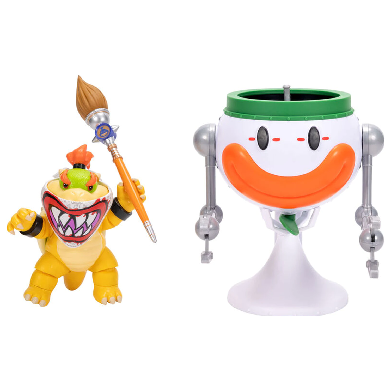Super Mario Bros - Super Mario Galaxy Movie Bowser Jr. Clown Car Figur Produktfoto