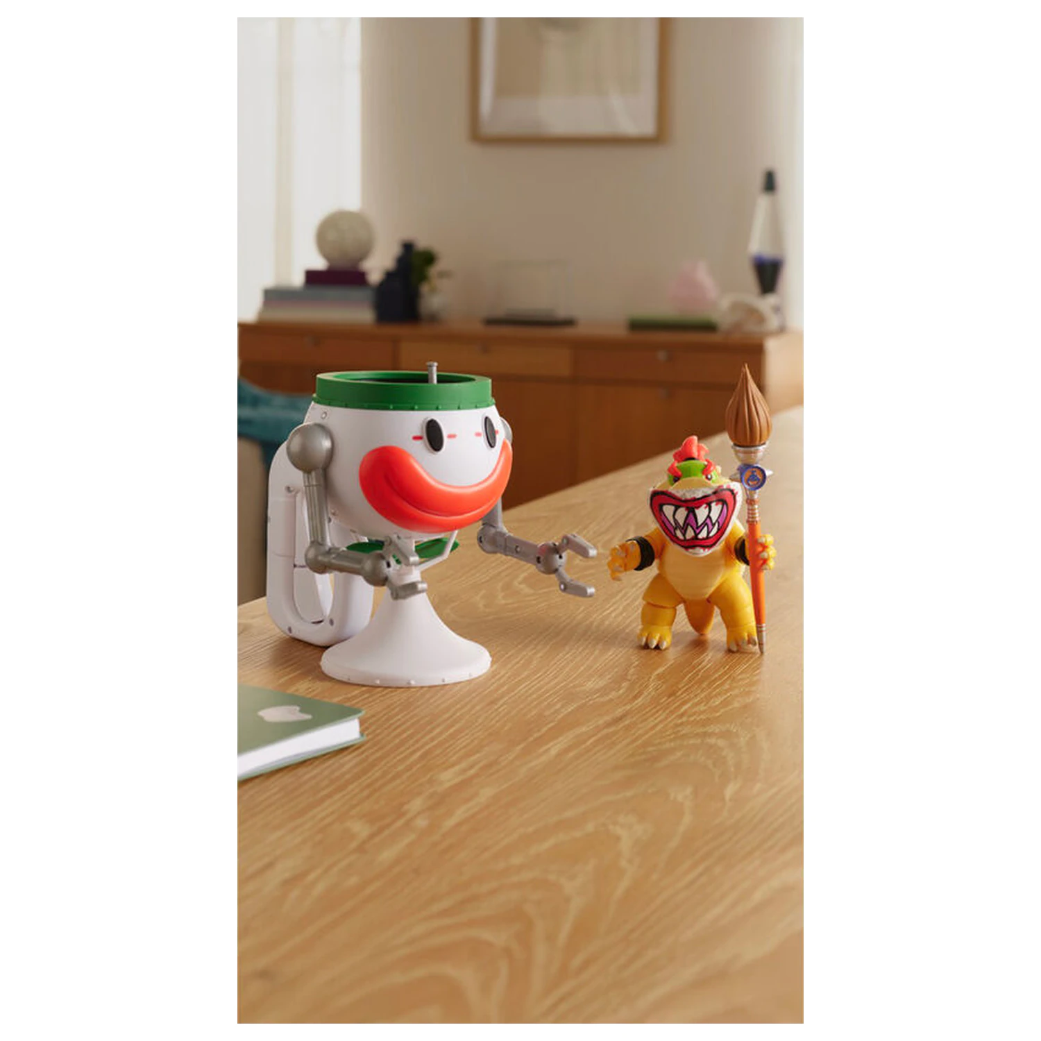 Super Mario Bros - Super Mario Galaxy Movie Bowser Jr. Clown Car Figur Produktfoto