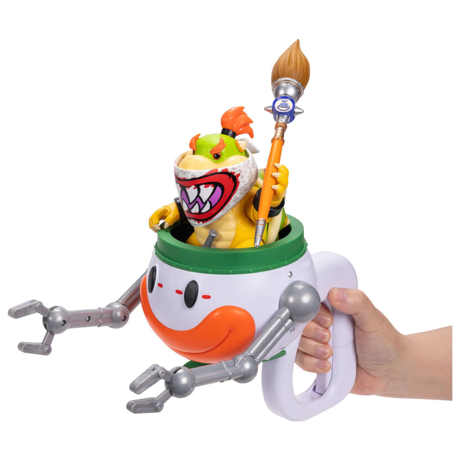Super Mario Bros - Super Mario Galaxy Movie Bowser Jr. Clown Car Figur Produktfoto