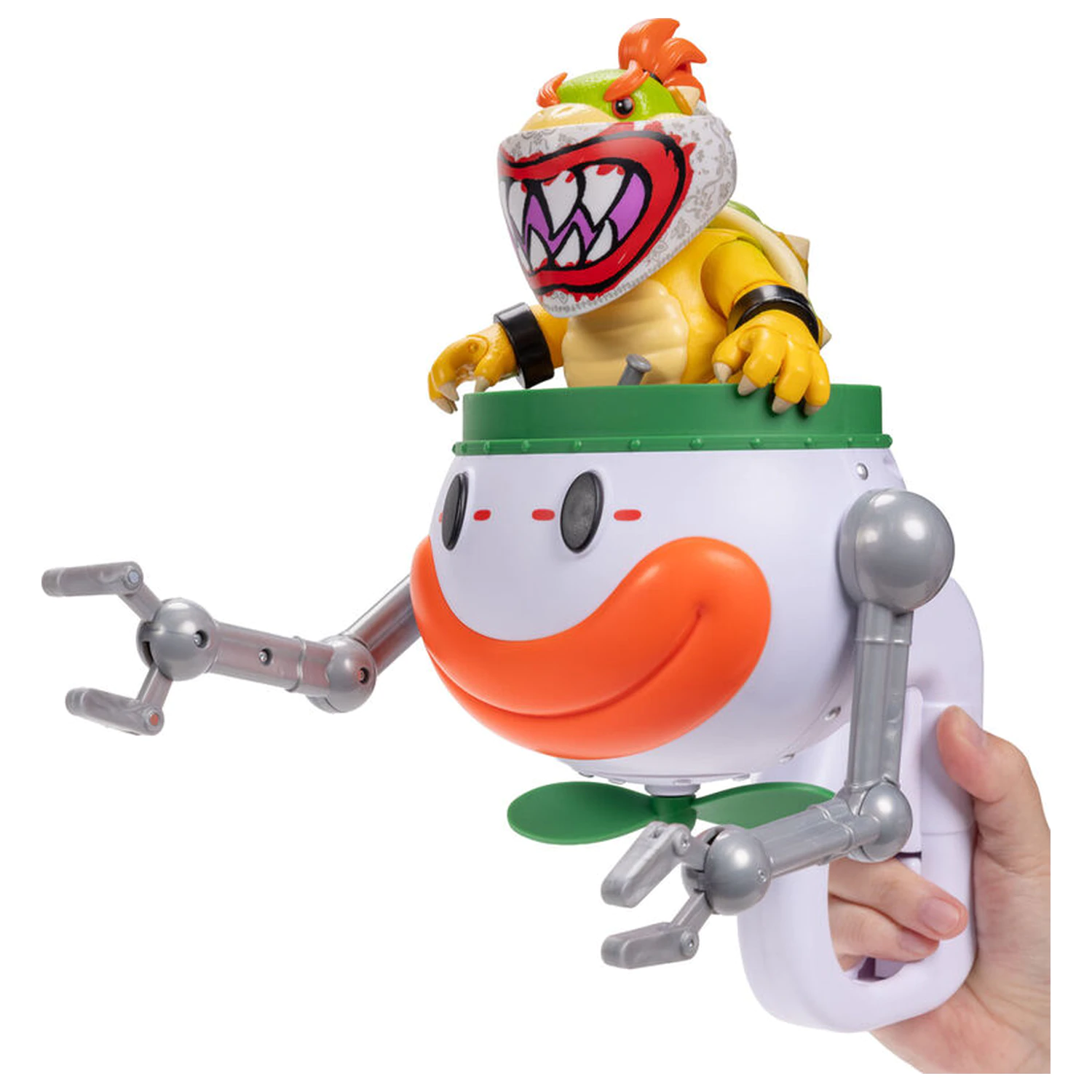 Super Mario Bros - Super Mario Galaxy Movie Bowser Jr. Clown Car Figur Produktfoto
