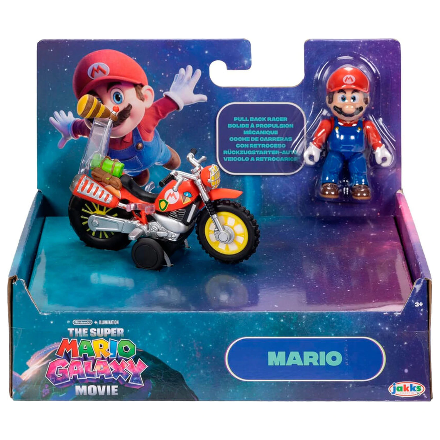 Super Mario Figur und Motorrad Spielzeug - Mario Produktfoto