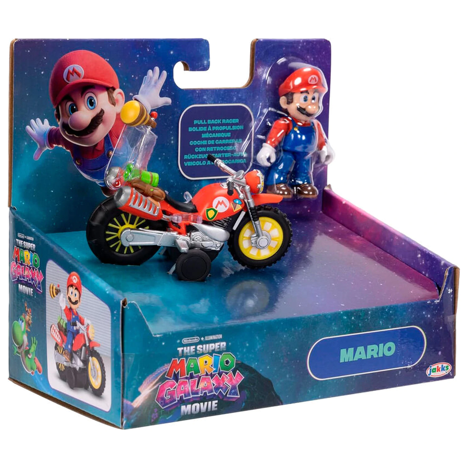 Super Mario Figur und Motorrad Spielzeug - Mario Produktfoto