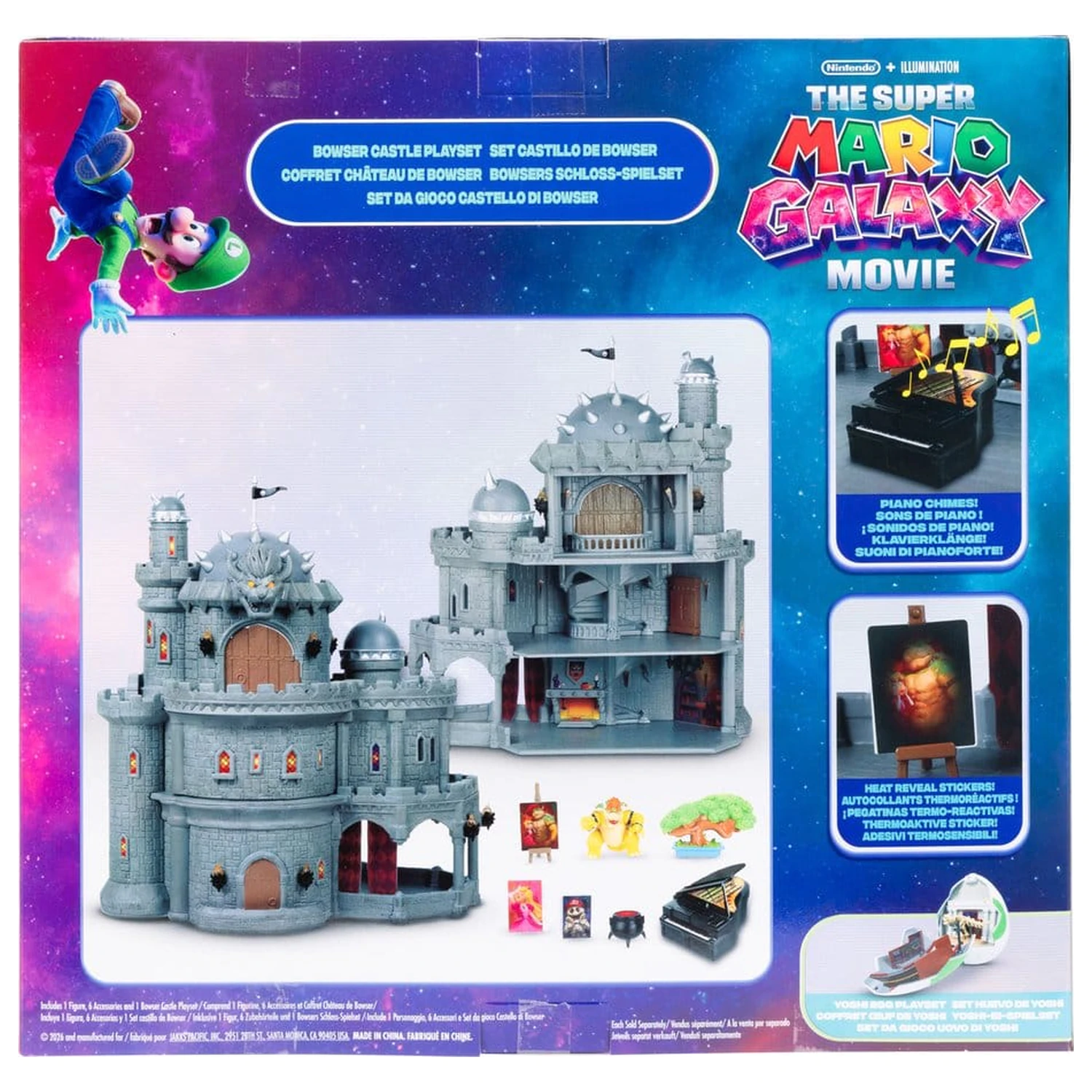 Super Mario Bros - Super Mario Galaxy Film Spielset Deluxe Produktfoto