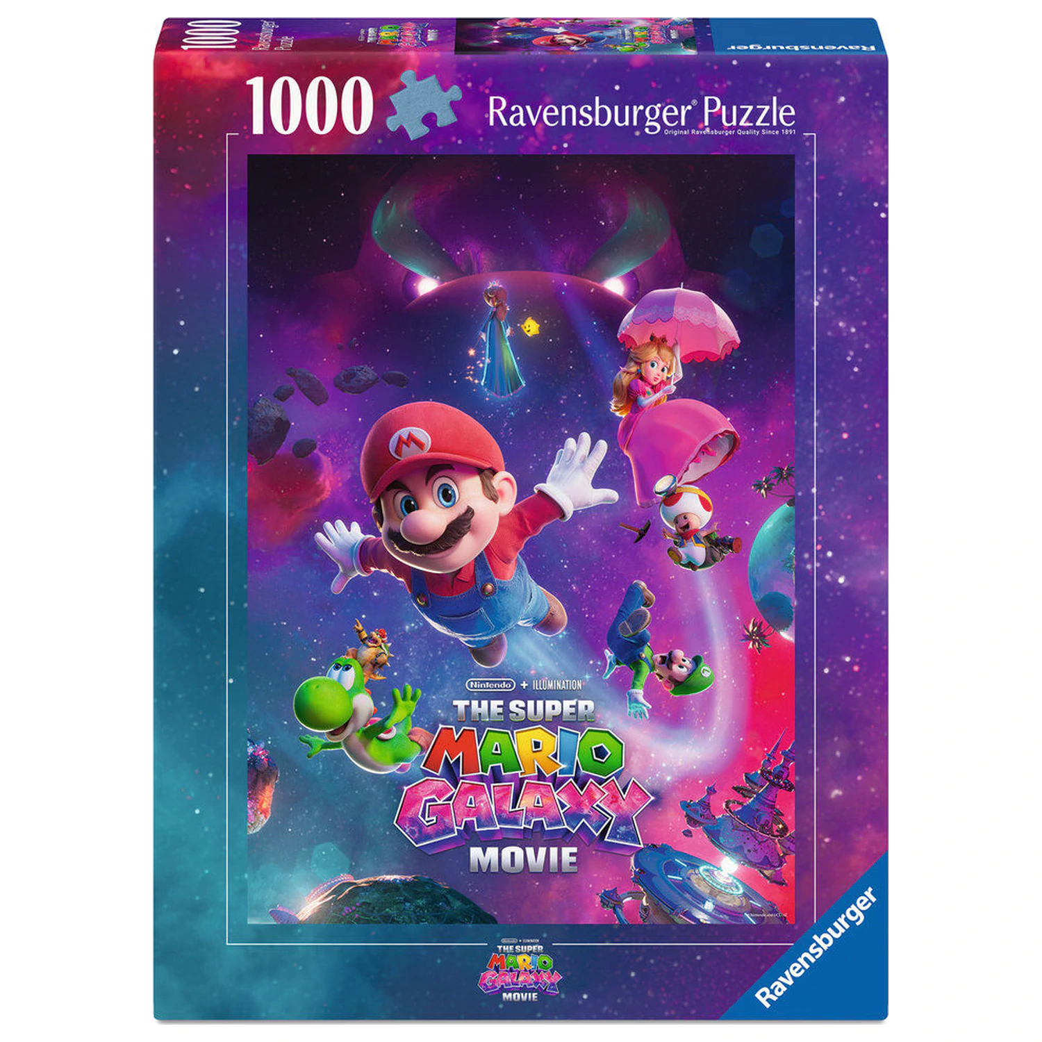 Super Mario Bros - Super Mario Galaxy Film puzzle 1000 Teile Produktfoto