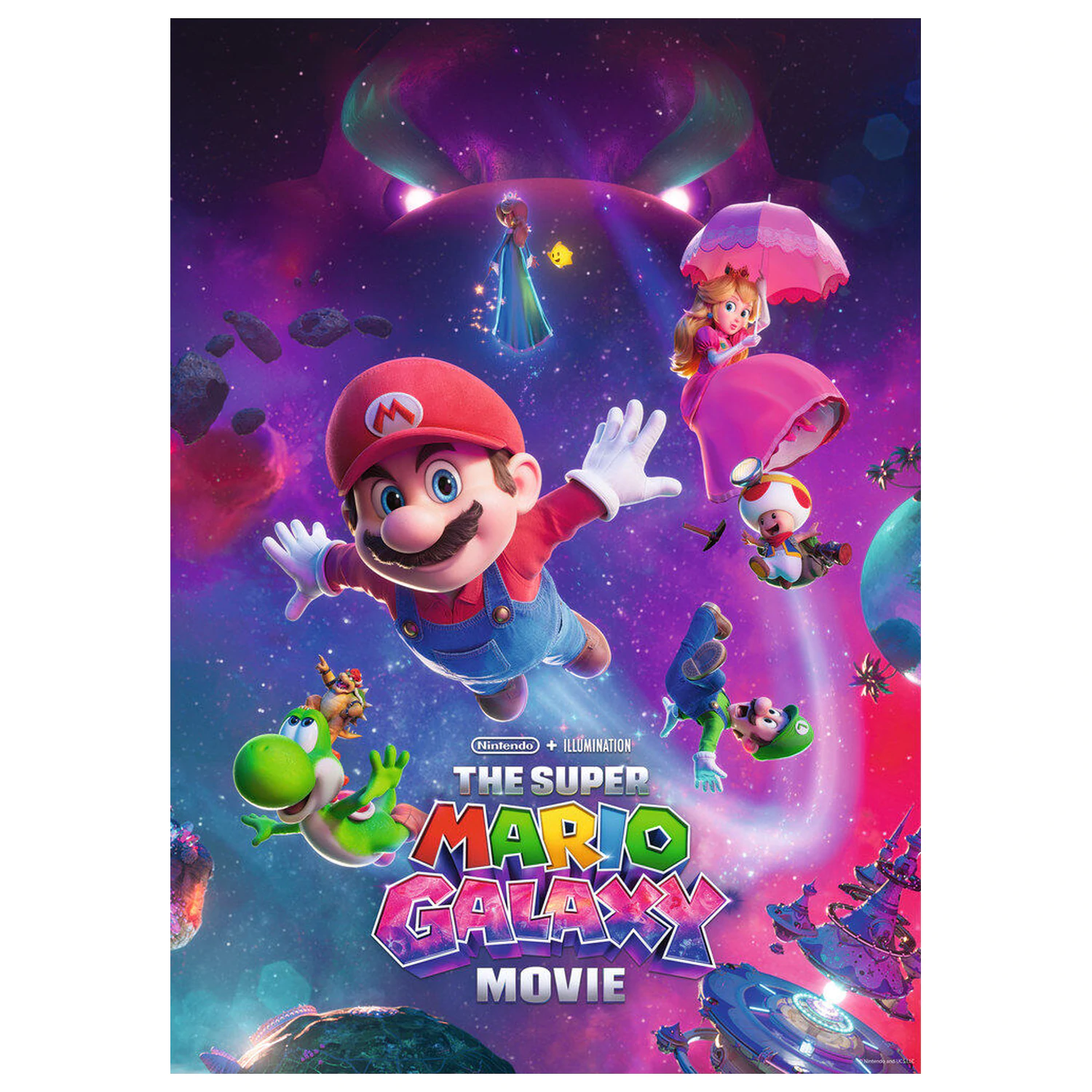 Super Mario Bros - Super Mario Galaxy Film puzzle 1000 Teile Produktfoto