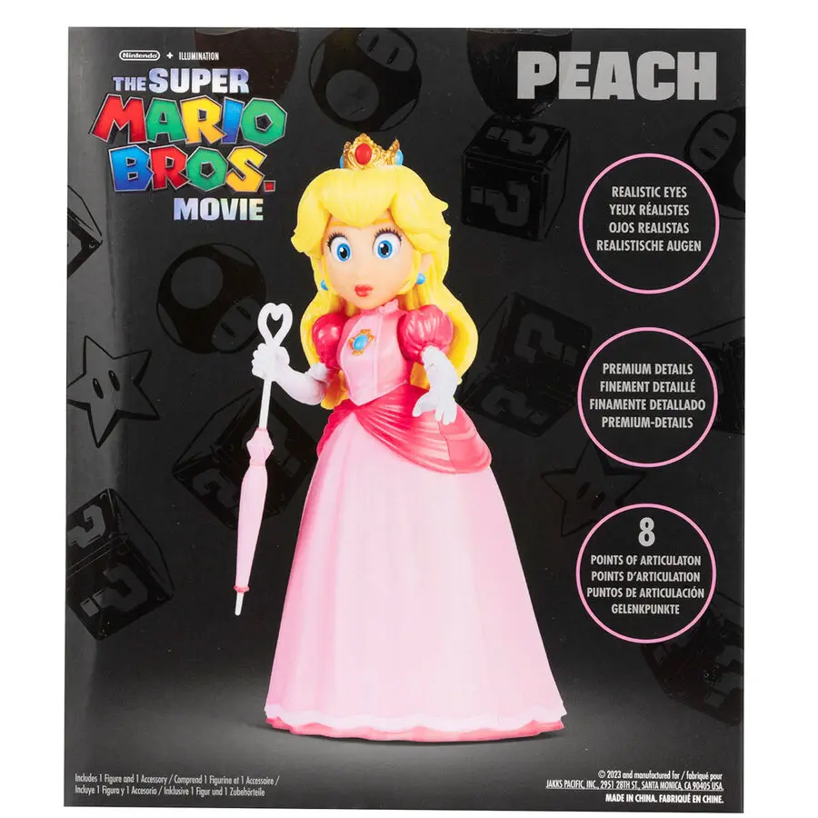 Der Super Mario Bros. Film Actionfigur Peach 13 cm Produktfoto