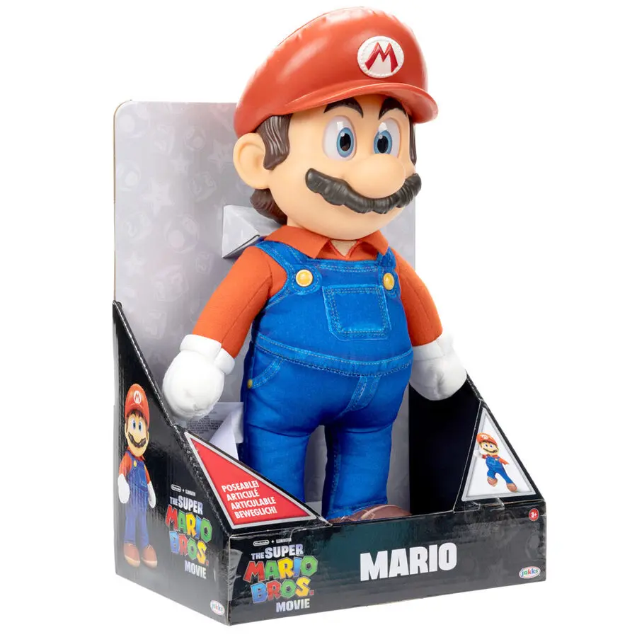 Der Super Mario Bros. Film Plüschfigur Mario 30 cm termékfotó