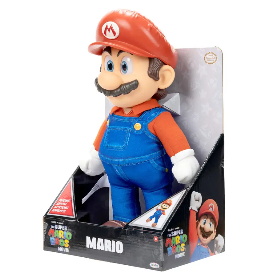 Der Super Mario Bros. Film Plüschfigur Mario 30 cm termékfotó