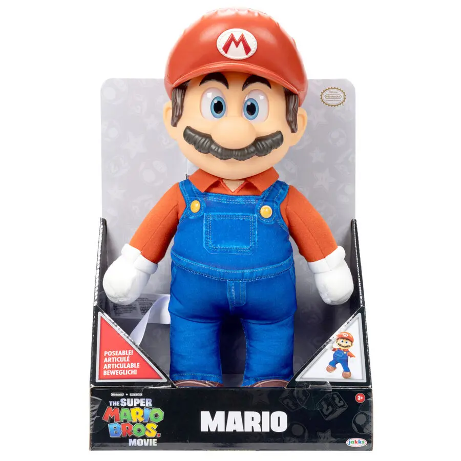 Der Super Mario Bros. Film Plüschfigur Mario 30 cm termékfotó