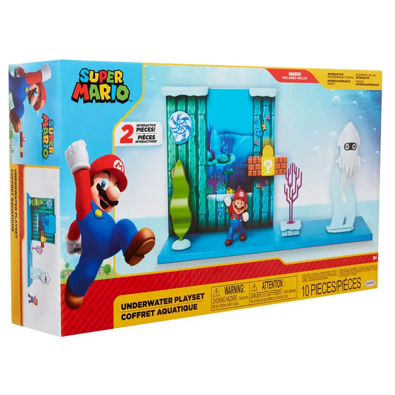 World of Nintendo Super Mario Spielset Unterwasserwelt Produktfoto