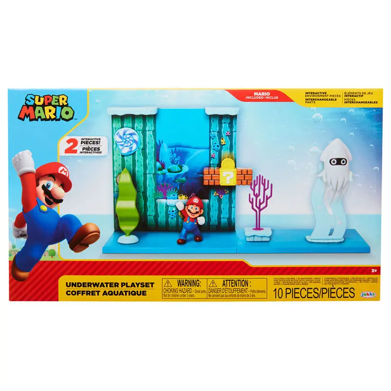 World of Nintendo Super Mario Spielset Unterwasserwelt Produktfoto