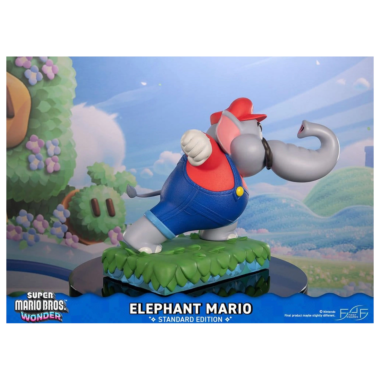 Super Mario Bros. Wonder Harz Statue Elephant Mario Standard Edition 43 cm Produktfoto