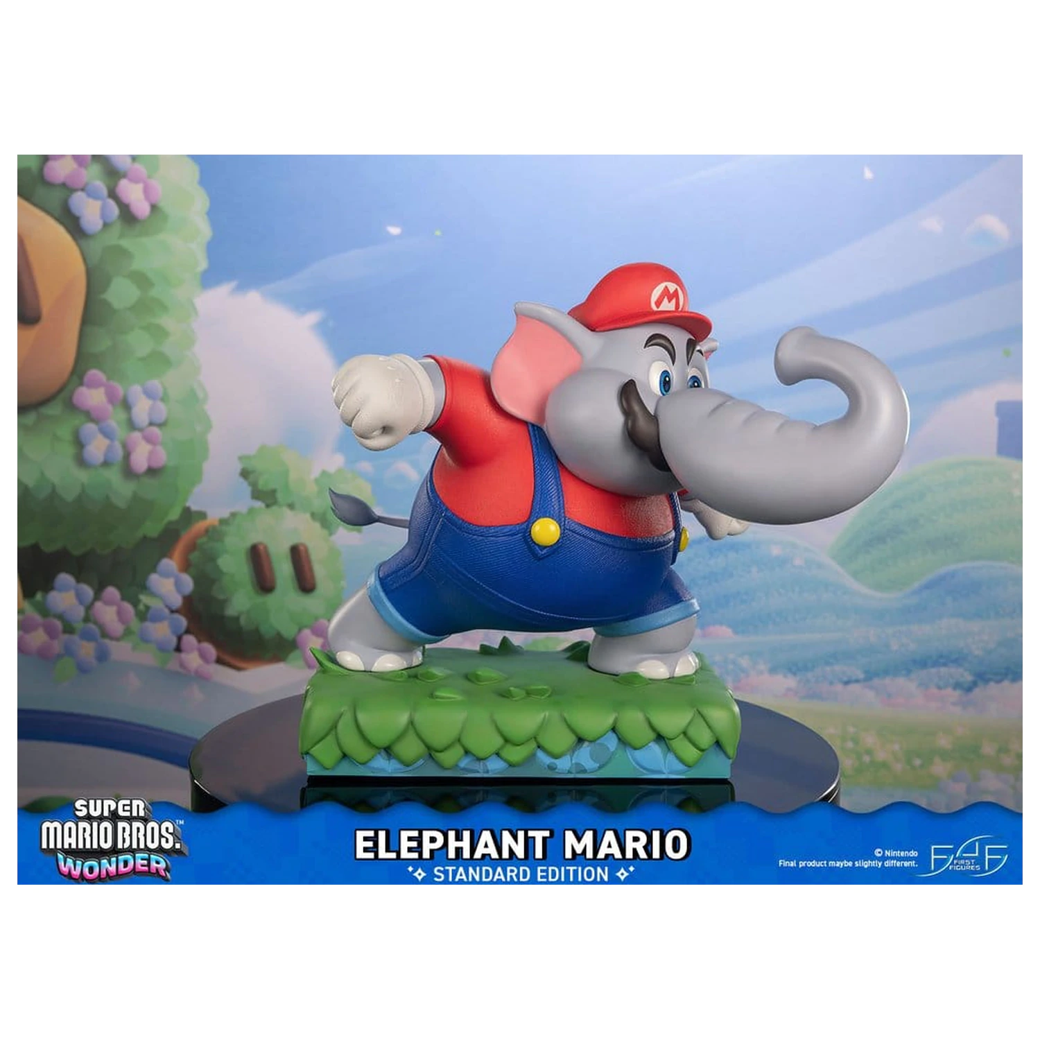 Super Mario Bros. Wonder Harz Statue Elephant Mario Standard Edition 43 cm Produktfoto