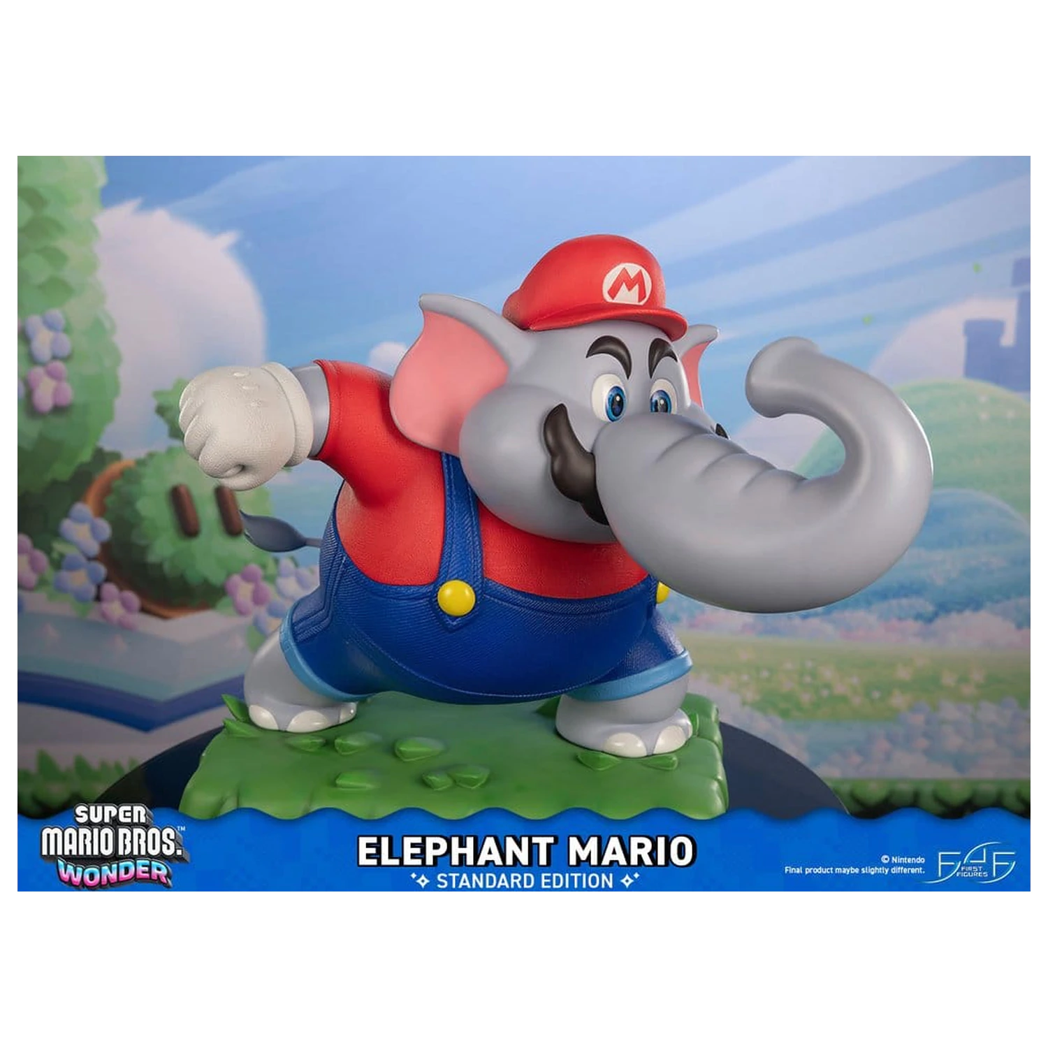 Super Mario Bros. Wonder Harz Statue Elephant Mario Standard Edition 43 cm Produktfoto