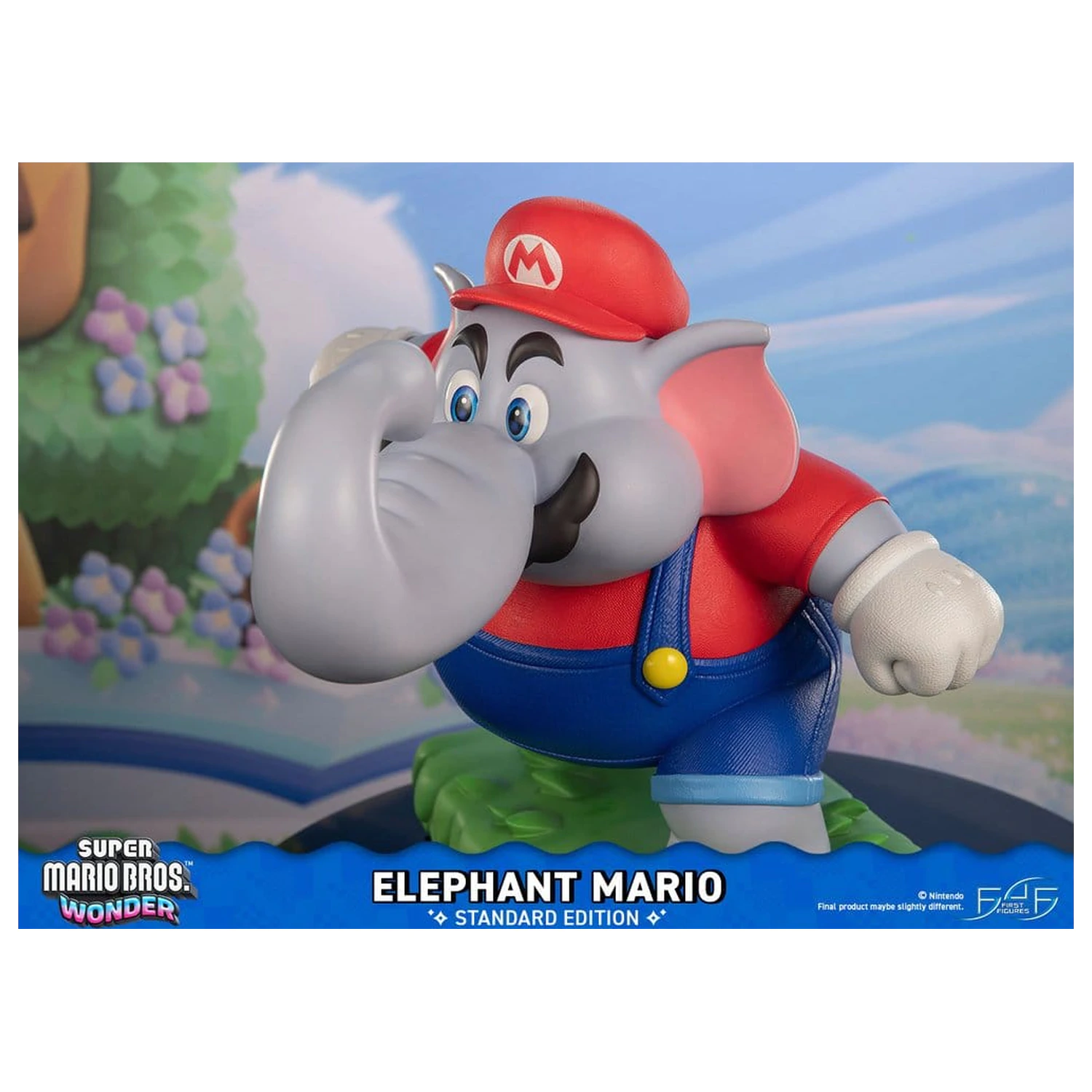 Super Mario Bros. Wonder Harz Statue Elephant Mario Standard Edition 43 cm Produktfoto