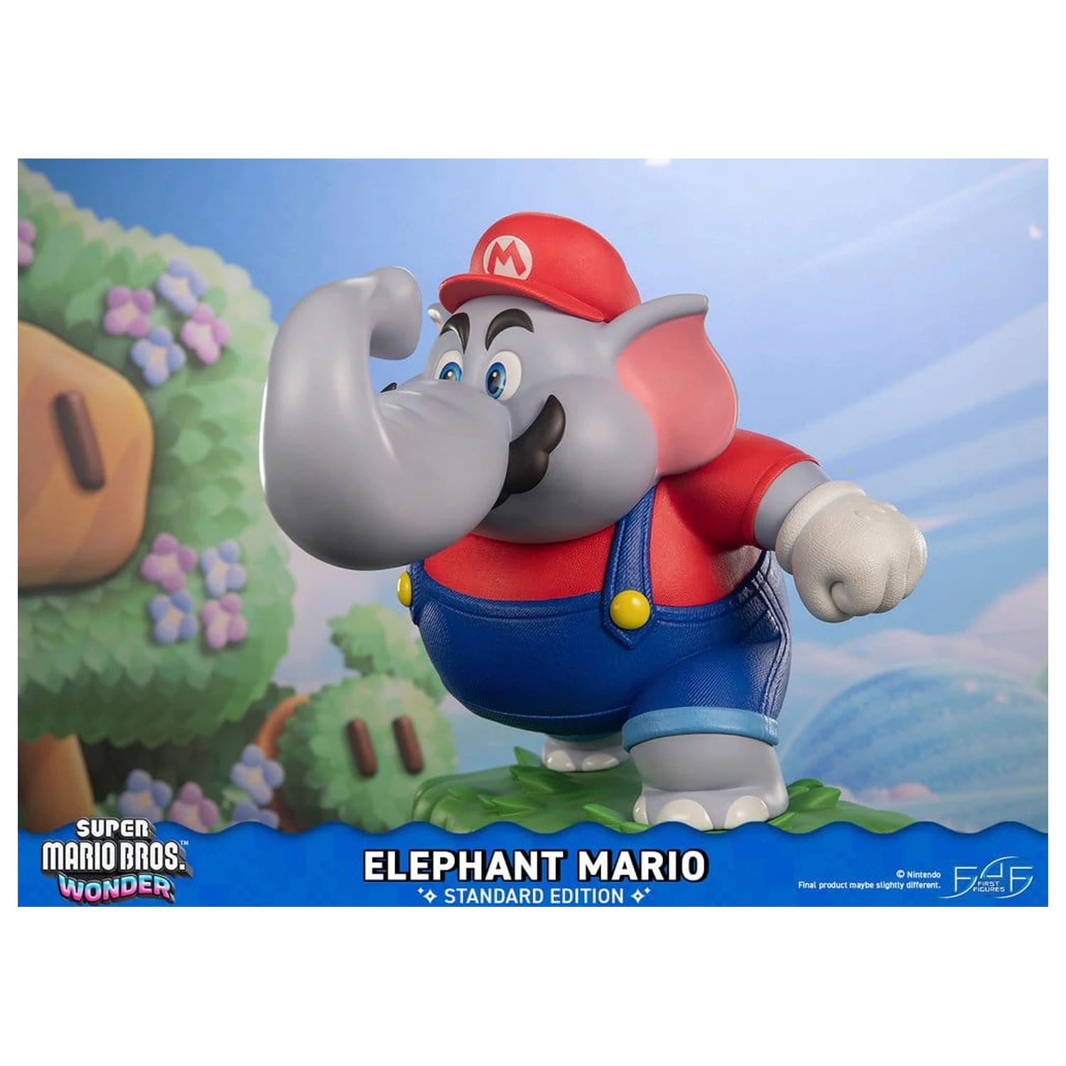 Super Mario Bros. Wonder Harz Statue Elephant Mario Standard Edition 43 cm Produktfoto