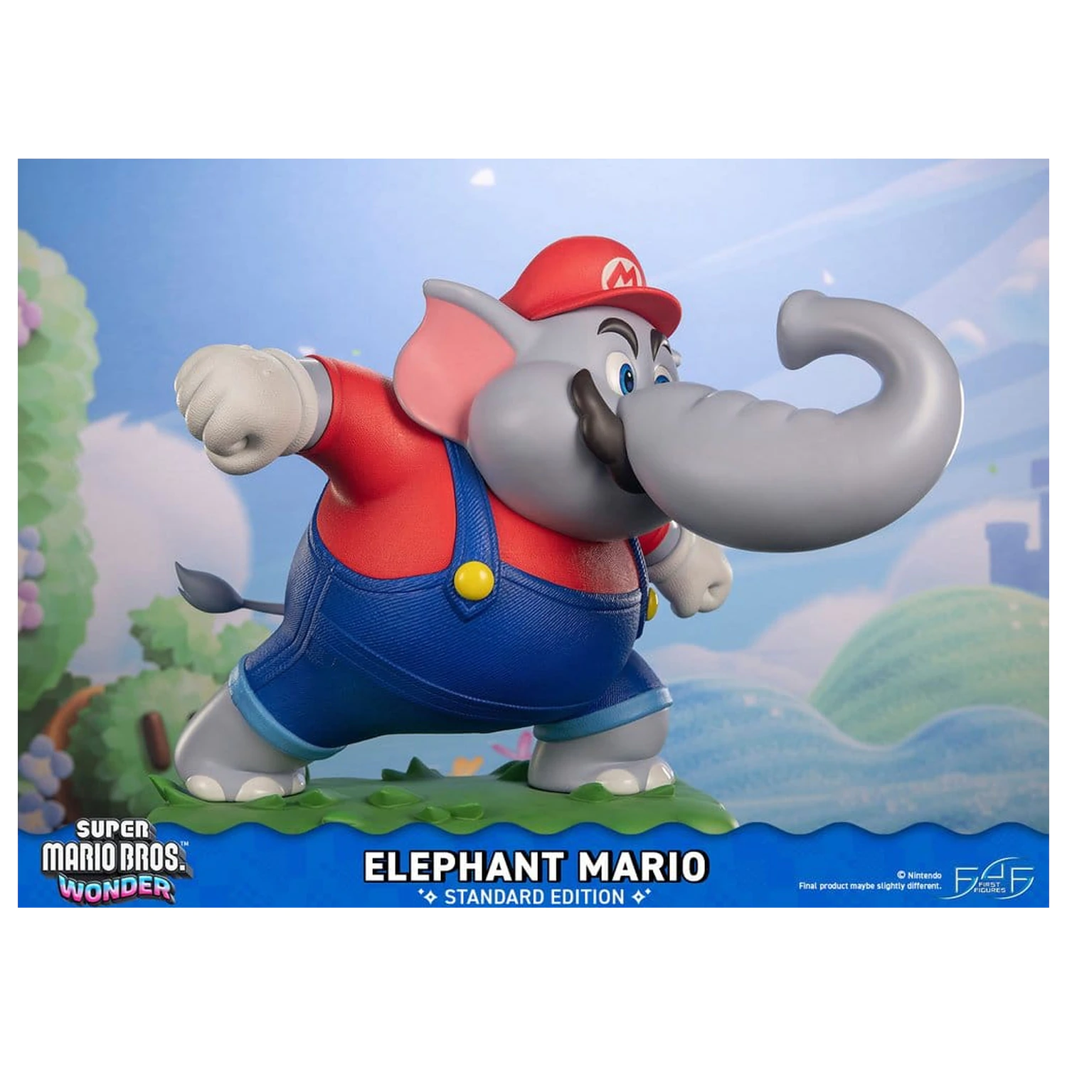 Super Mario Bros. Wonder Harz Statue Elephant Mario Standard Edition 43 cm Produktfoto