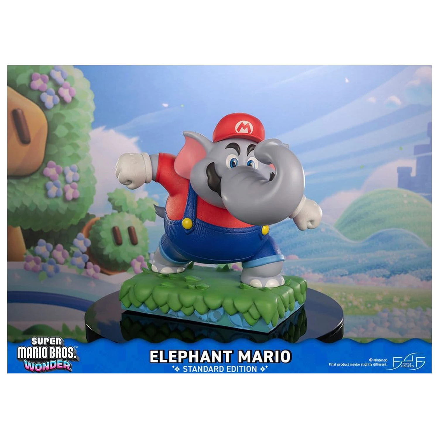Super Mario Bros. Wonder Harz Statue Elephant Mario Standard Edition 43 cm Produktfoto