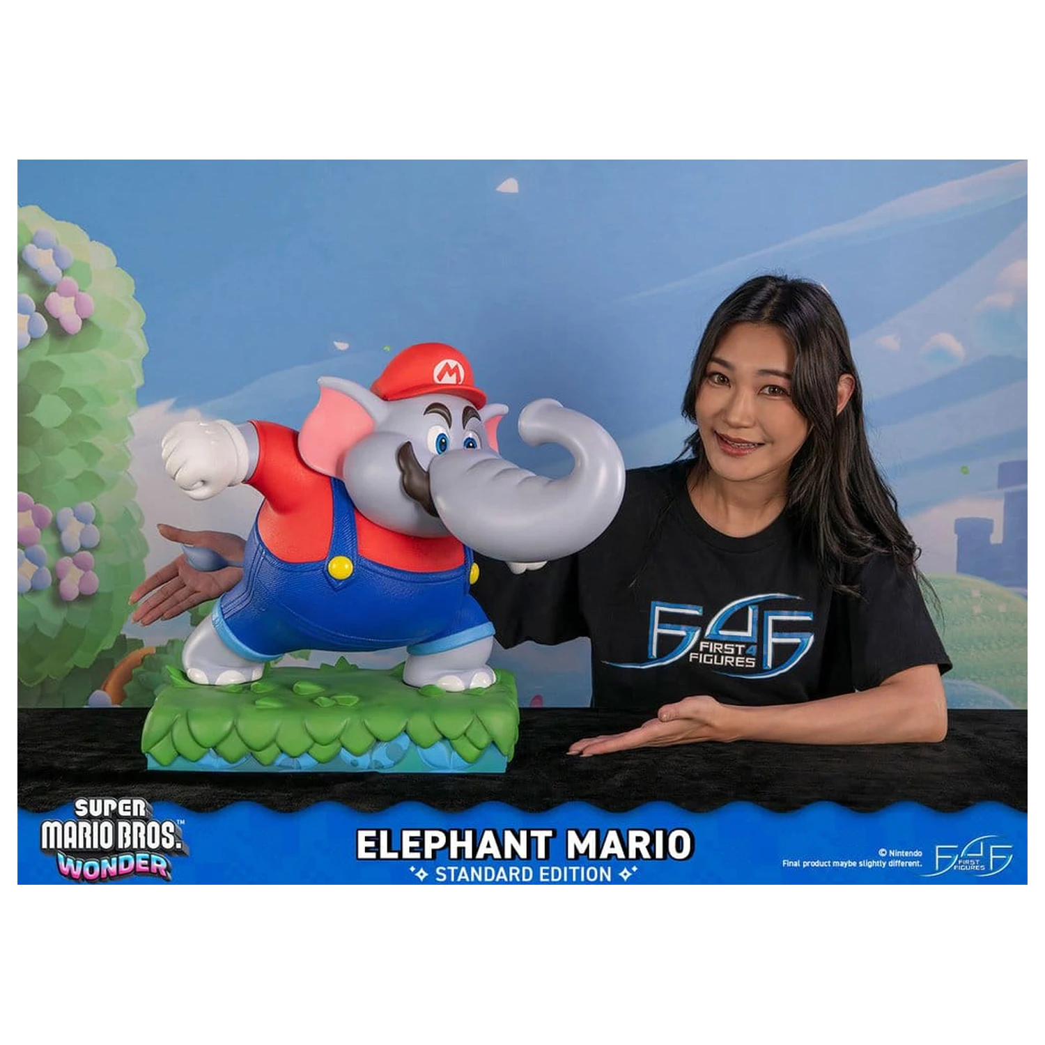 Super Mario Bros. Wonder Harz Statue Elephant Mario Standard Edition 43 cm Produktfoto