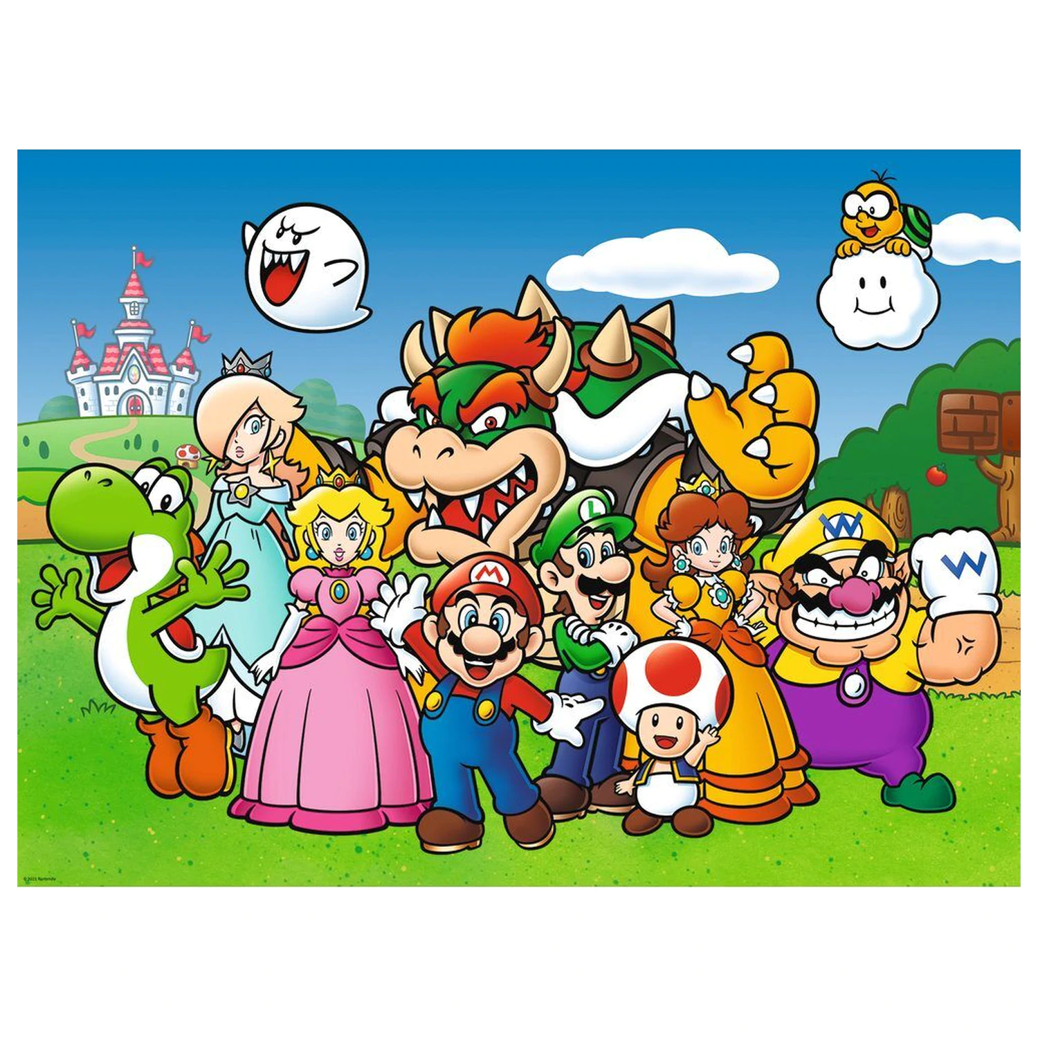 Super Mario Bros XXL puzzle 100St Produktfoto