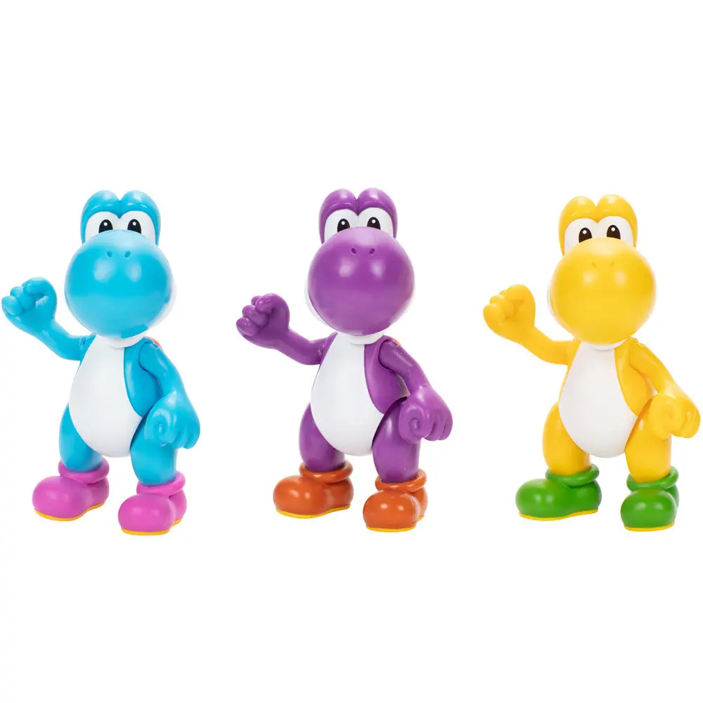Super Mario Bros Yoshi pack 3 Figuren 10cm Produktfoto