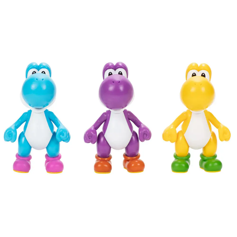 Super Mario Bros Yoshi pack 3 Figuren 10cm Produktfoto