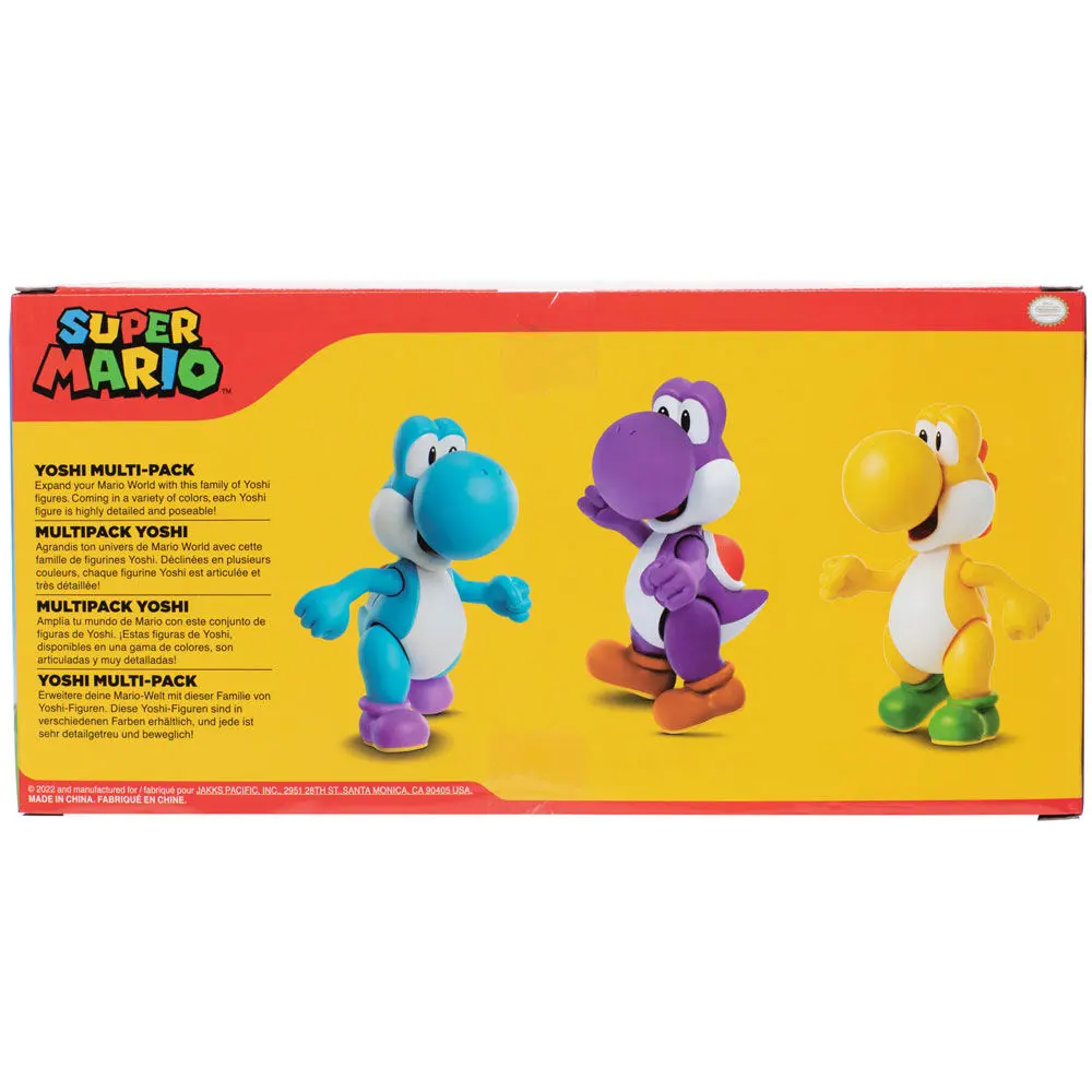 Super Mario Bros Yoshi pack 3 Figuren 10cm Produktfoto