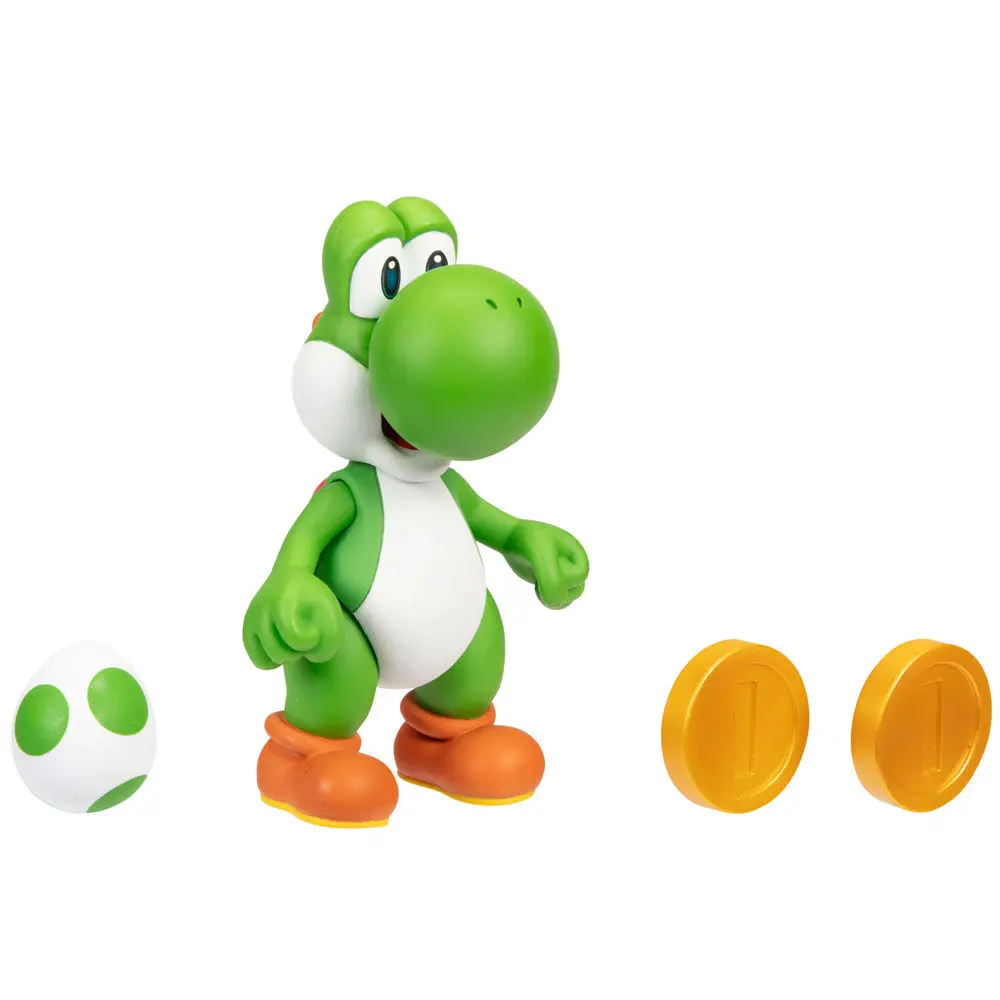 Super Mario Bros Yoshi Gold Figur 10cm Produktfoto